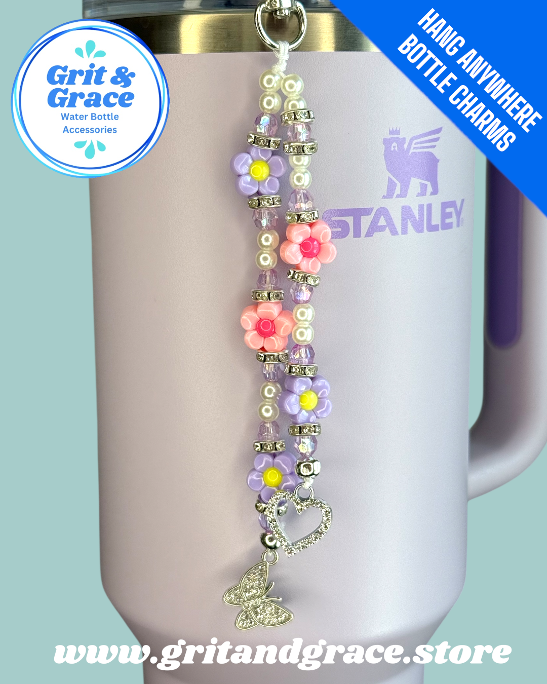 Hang Anywhere Jane Daisy Bottle Charm