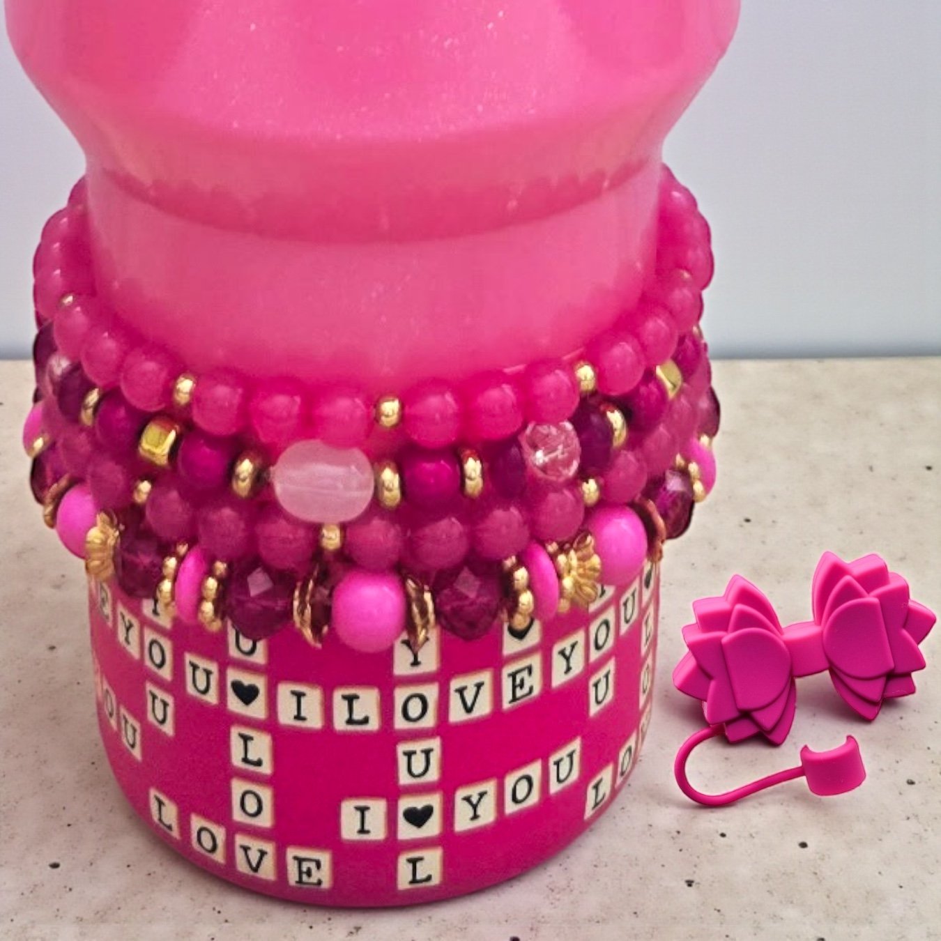 Camellia Crossword Bracelet Set