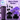 Purple & Black Checkers – Ice Shaker