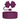 Heart Scroll Shorty Bottle Boot & Gracie Straw Topper (Plum Purple)