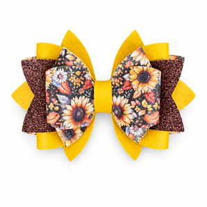 The Anywhere Bow - Midnight Sunflower