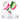 Gracie Straw Topper™ - Berry Blossom Swirl