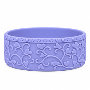 Heart Scroll Dahlia Purple Shorty Boot