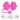 Gracie Straw Topper™ - Fuchsia Pink