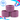 Basketweave Purple Mauve Shimmer Boot