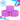 Basketweave Lavender Glitter Boot
