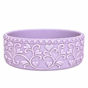 Heart Scroll Aster Purple Shorty Boot