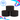 Basketweave Black & Silver Glitter Boot