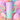 Gracie Rainbow Sherbet Straw Topper