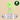 Glow Green Ghost Straw Topper