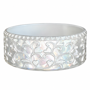 Heart Scroll Silver Prism Shorty Boot