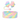 Heart Scroll Shorty Bottle Boot & Gracie Straw Topper (Pastel Macaron)