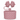 Basketweave Bottle Boot & Gracie Straw Topper (Mauve Pink)