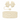 Heart Scroll Shorty Bottle Boot & Gracie Straw Topper (Cream)
