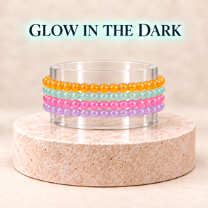 Glow in the Dark Stretchy Cup Bracelets (Pick One Color)