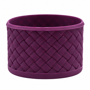 Basketweave Plum Purple Boot