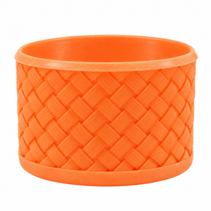 Basketweave Orange Boot