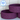 Heart Scroll Plum Purple