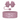 Heart Scroll Shorty Bottle Boot & Gracie Straw Topper (Purple Mauve Shimmer)