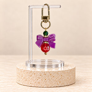Mini Straw Bauble - Sugar Plum (TINY)
