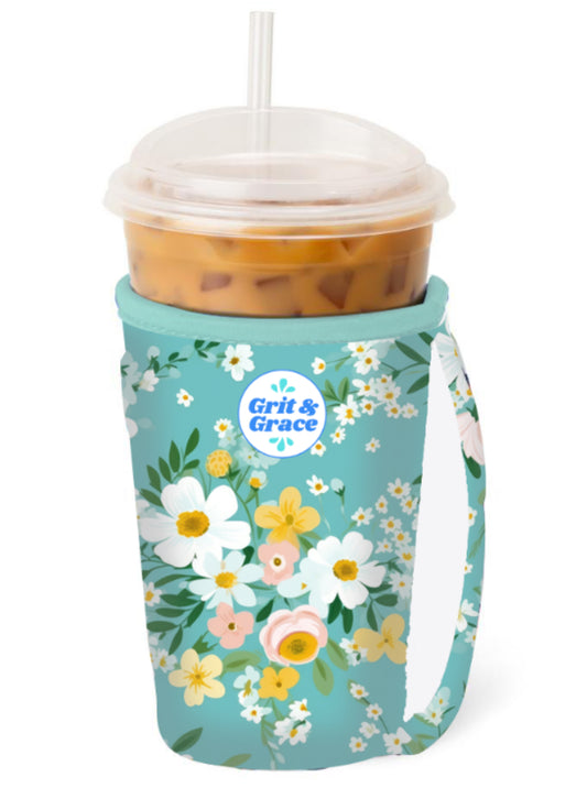 Field of Daisies Iced Coffee Carrier