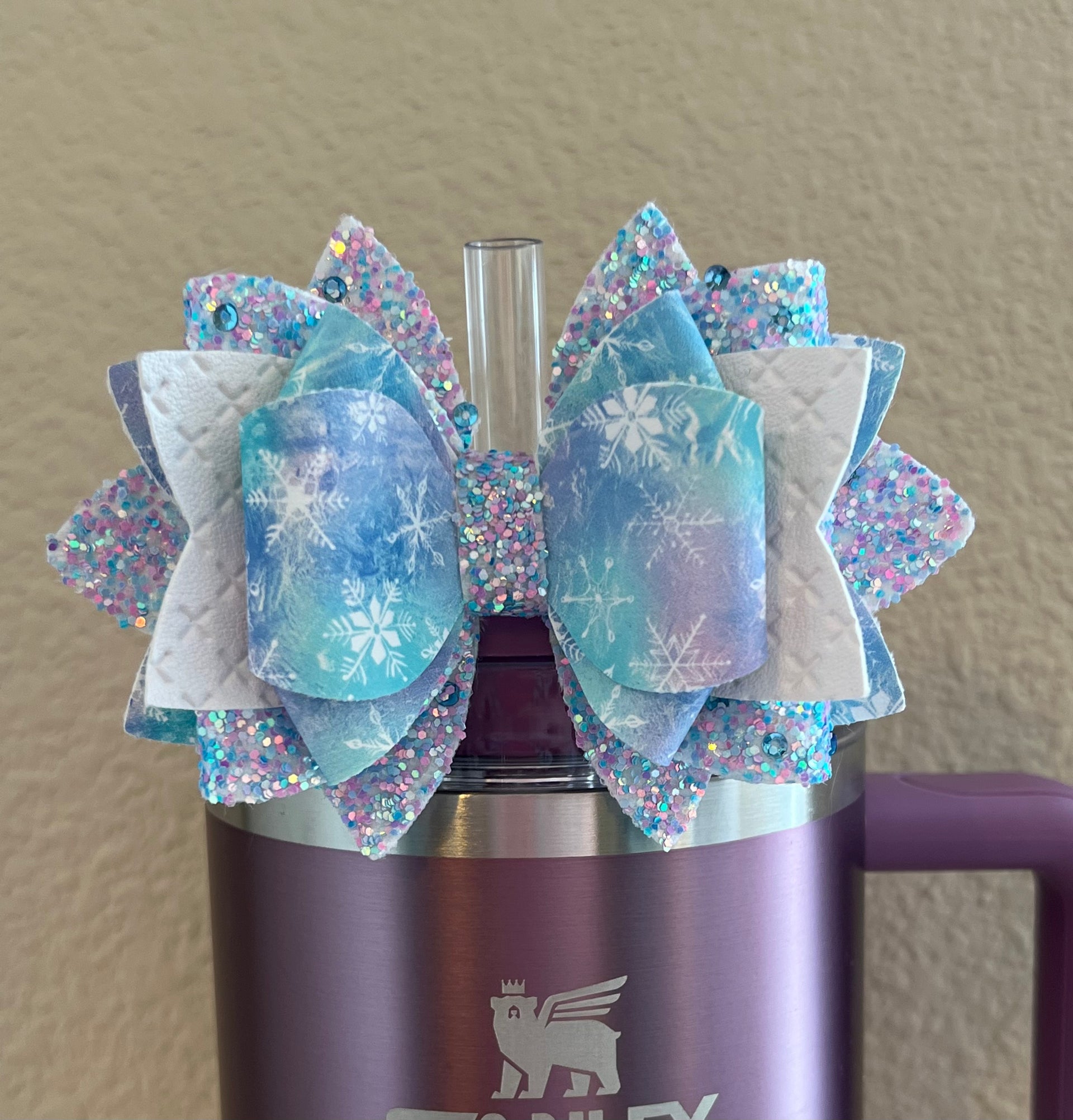 Straw Topper Christmas, Starbucks Bow Straw Topper, Bows for