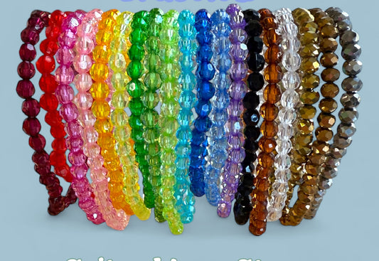 Sparkle Slim Stretchy Cup Bracelet
