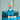 Blue Tulips Straw Topper