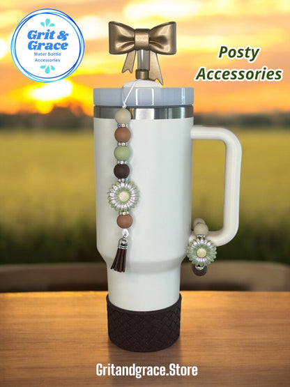 Camo Daisy Flip Lid Dangle