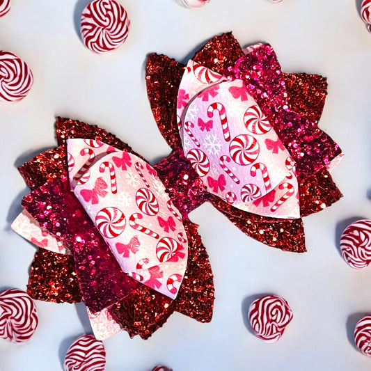 Peppermint Twist Bow