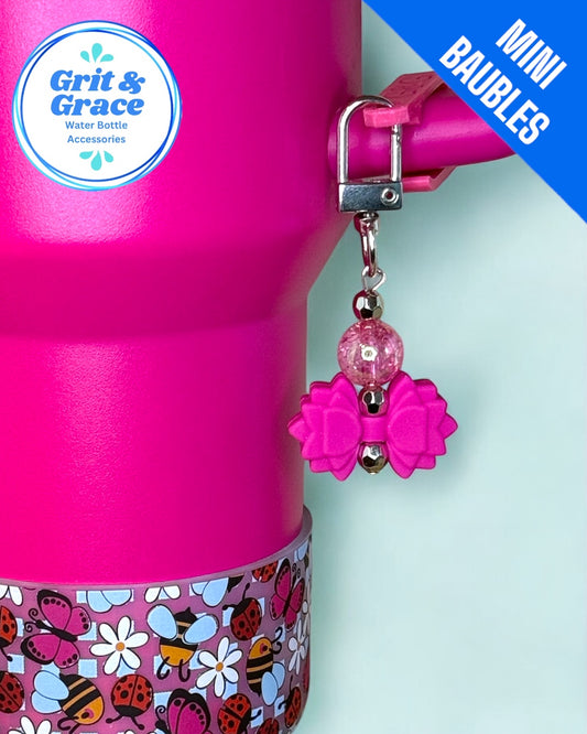 Gracie Mini Straw Bauble-Camellia Shine