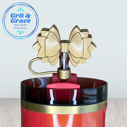 Gracie Bronze Straw Topper