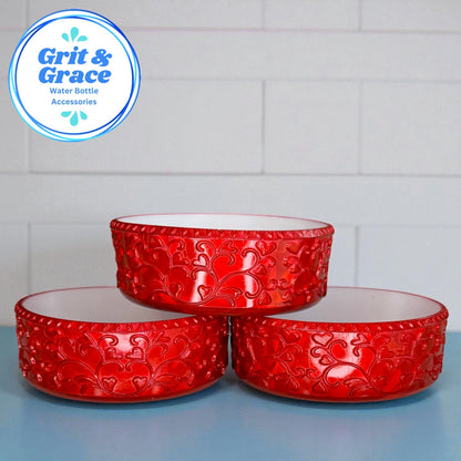 Heart Scroll Red Prism Shorty Boot