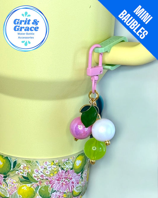 Azalea Lime 2.0 Mini Straw Bauble