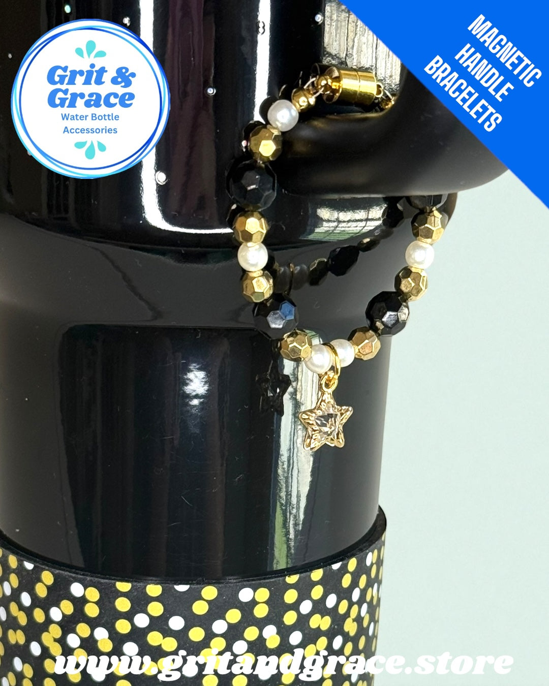 Golden Star Magnetic Handle Bracelet