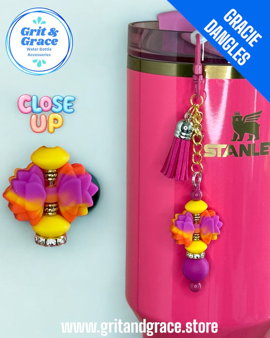 PP Fruit Punch- Gracie Straw Dangle