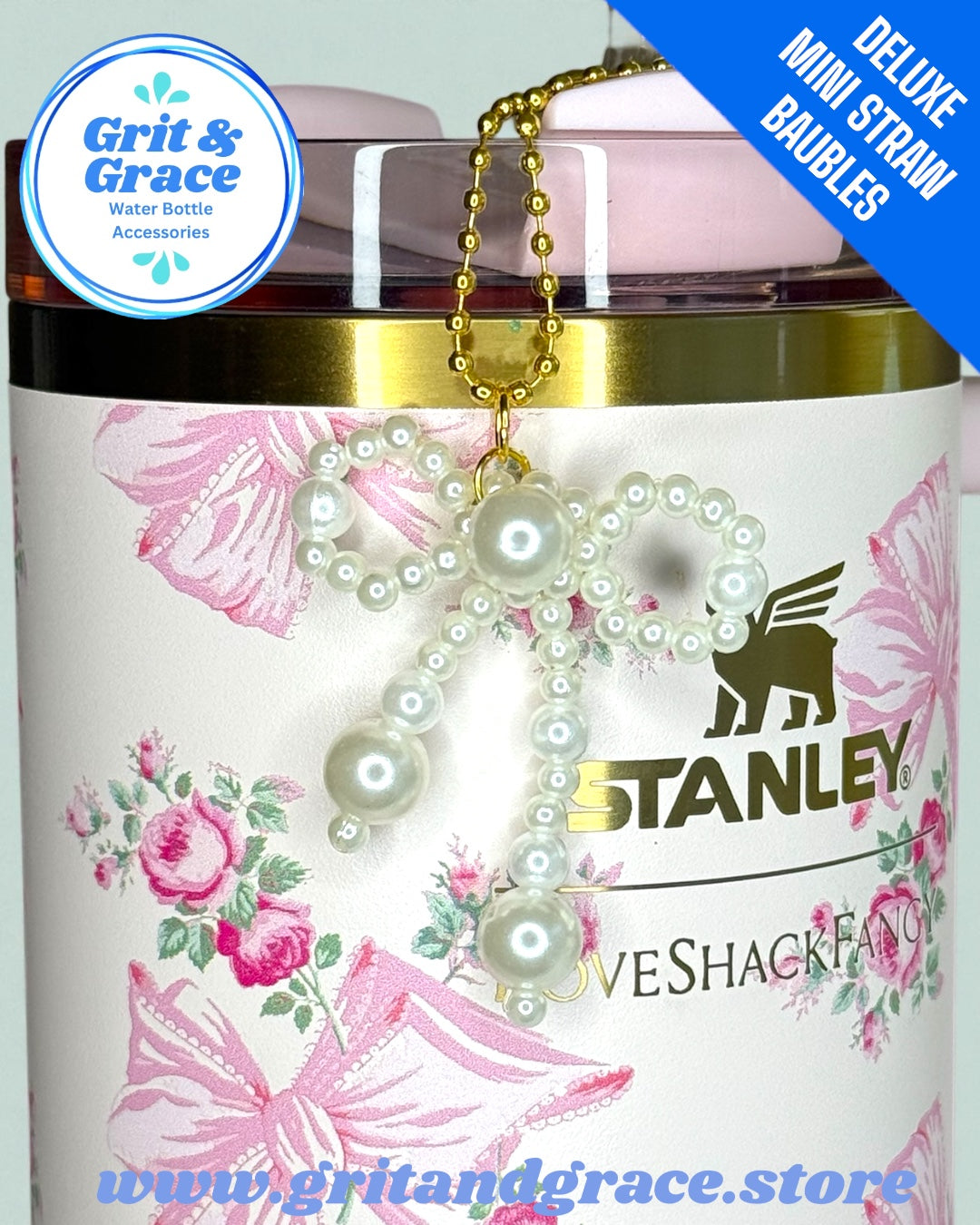 Deluxe Pearl Bowknot Mini Bauble