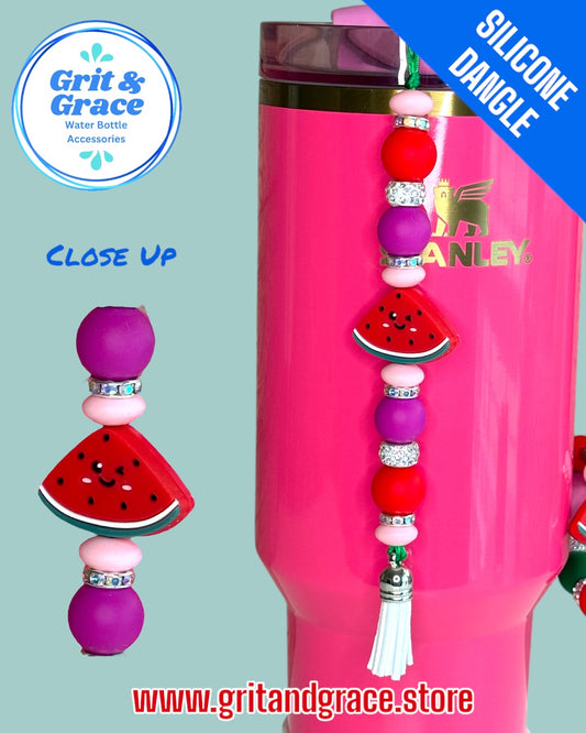 Friendly Watermelon Silicone Dangle