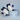 Blueberry Bees Bow (10mm Straw Back)