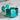 Gracie Gumdrop Green Straw Topper
