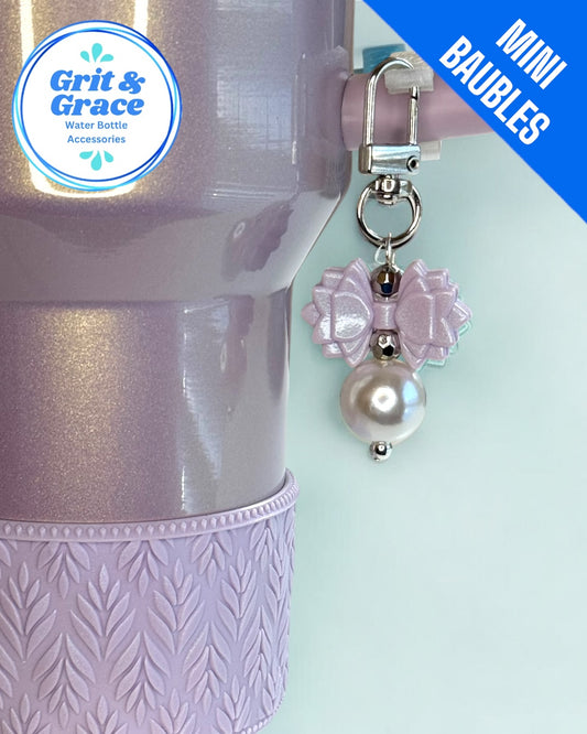 Gracie Mini Straw Bauble - Aster