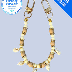 Tumbler Necklace Jewelry - Sandstone Shells Necklace
