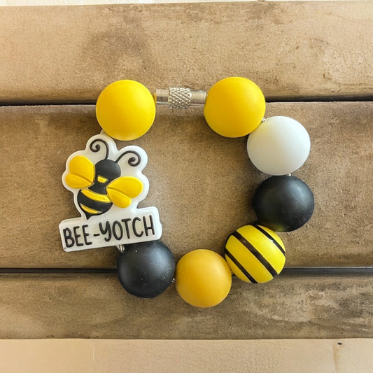 Bee-Yotch Handle Bracelet