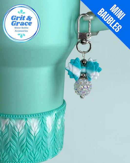 Breakfast in NYC Sparkle Mini Straw Bauble