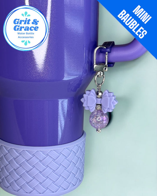 Gracie Mini Straw Bauble-Dahlia