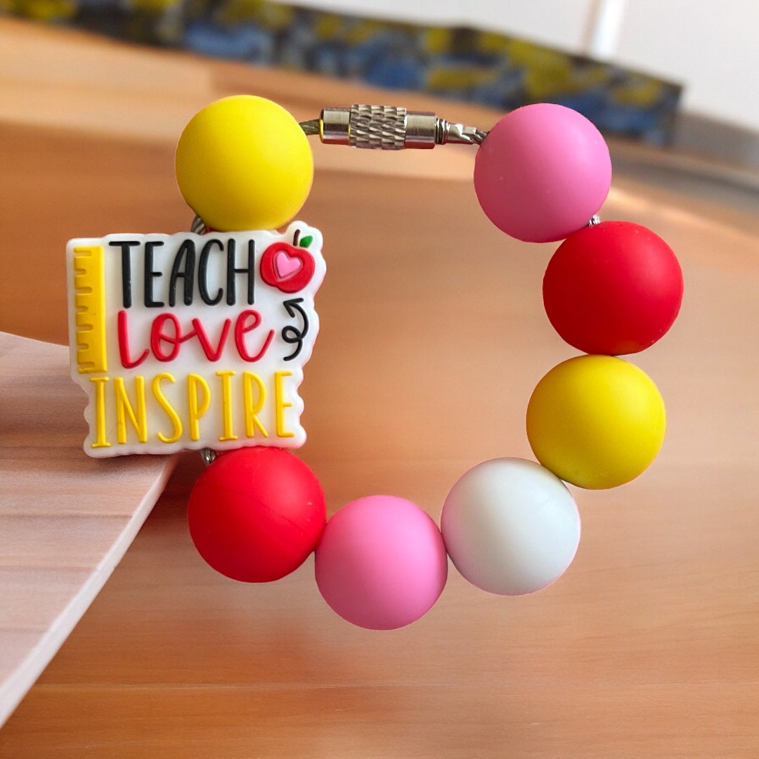 Teach Love Inspire Handle Bracelet