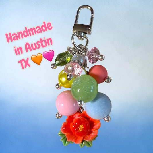Deluxe Mini Bauble Pastel Checkers Charm