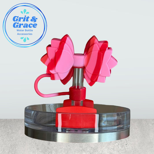 Red Velvet Swirl Straw Topper