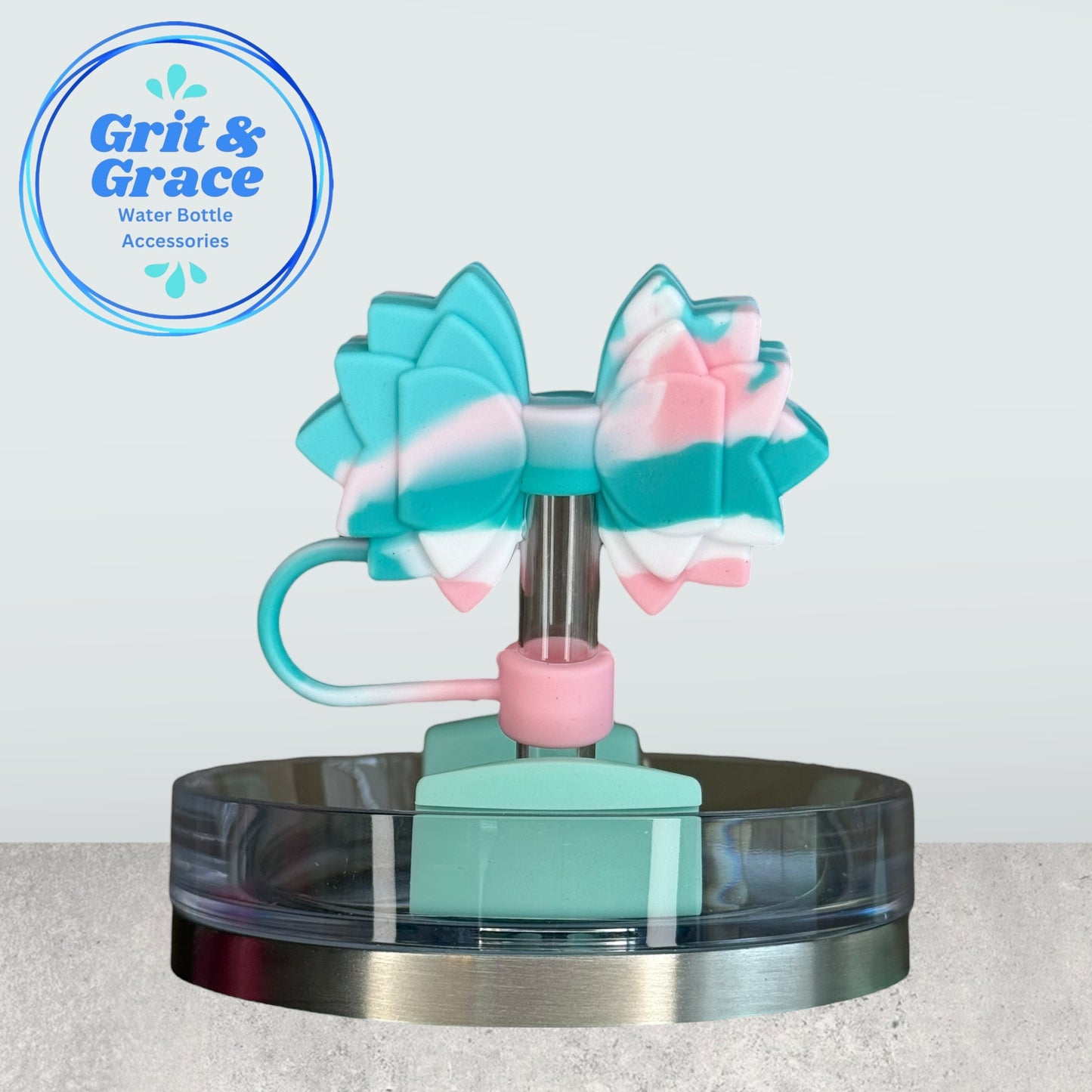 Petal Mint Straw Topper