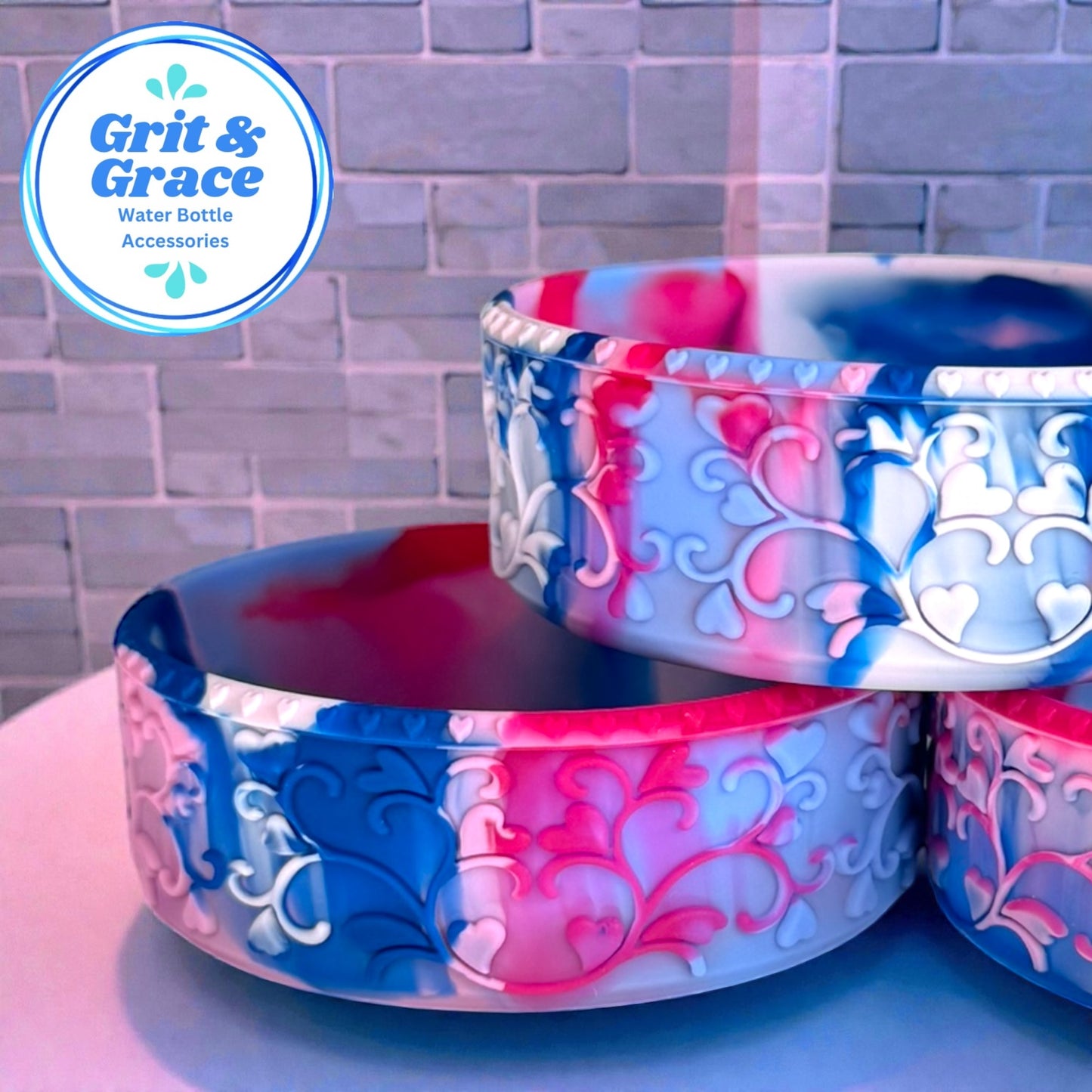 Watercolor Moon Heart Scroll Shorty Boot